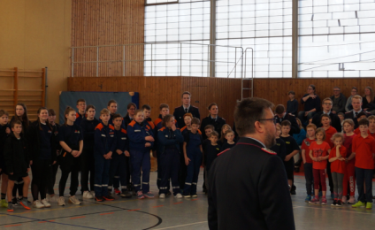 Kinder- und Jugendfeuerwehren der Stadt Sehnde messen sich beim Völkerballspiel